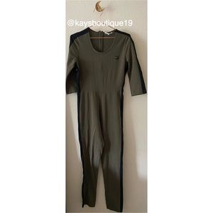 Puma Olive Green & Black Jumpsuit Size XL